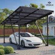 🚘 Solar-Carport VESKA EcoPort 5000Bi (5,25 kWp, 10 bifaziale Module) für 2304,95€ inkl. Versand (statt 2799€)