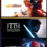 EA STAR WARS Triple-Bundle - Squadrons / Battlefront II: Celebration Edition / Jedi: Fallen Order Deluxe Edition (Xbox One/Series X | PS4/PS5) für je 17,99€ statt 21,97€