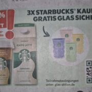 3 Starbucks Chilled Coffee kaufen und ein Glas von Starbucks erhalten
