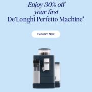 30% Rabatt für den Delonghi Onlineshop