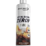 Best Body Nutrition Vital Drink ZEROP - Eistee-Pfirsich, Sirup - zuckerfrei (500 ml, ergibt 40 Liter Fertiggetränk)