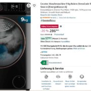 Cecotec Waschmaschine 9 kg Bolero DressCode 9610 Inverter Steel A [Energieklasse A]