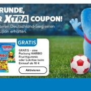 Kaufland App: Gratis Packung Haribo ab 10,00€ MEW, wenn Deutschland ⚽️ eine Runde weiter kommt