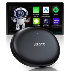 AD5 CarPlay AI Box, Wireless CarPlay & Android Auto AI