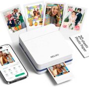 Nelko PP01 Tragbarer Mini Fotodrucker Weiß