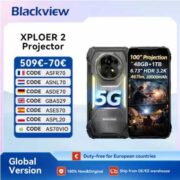 Blackview XPLORE 2 Projektor 5G AI Robustes Smartphone