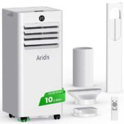 Klimaanlage Mobil 9000 BTU,4-in-1 Mobile Klimaanlage - LED Display&Fernbedienung