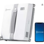ECOVACS WINBOT Mini Fensterputzroboter, kompaktes Design, Doppel-Düsen mit Ultraschall-Zerstäubung