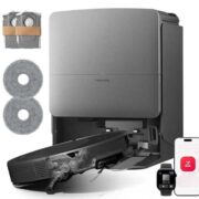 roborock Saros Saugroboter mit Wischfunktion&angebbarem Wischmopp, AdaptiLift Chassis 3.0, 36.000 Pa