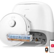 roborock Qrevo Curv 2 Flow Saugroboter mit Wischfunktion, SpiraFlow-Wischwalze mit Selbstreinigung, 20.000 Pa