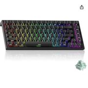Akko TAC75 Rapid Trigger Gaming-Tastatur, kabelgebunden, Hall-Effekt-Magnetschalter, 75% US-Layout, 8.000 Hz