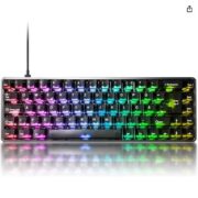 Akko MOD68 HE 8K Gaming Tastatur, CNC-gefrästes Aluminium, Rapid-Trigger Tastatur, 65% ISO-DE QWERTZ-Layout