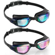 2 Stück Schwimmbrille für Kinder und Jugendliche 3-14 Jahre