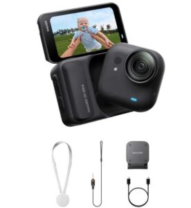 Insta360 GO Ultra - Kleine 4K Vlogging-Kamera, Freihändig, POV-Kamera, 1/1,28