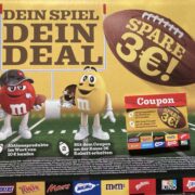 3€ Rabatt auf Mars Snickers Twix Milkyway Bounty Celebrations Balisto Maltesers M&Ms Be-kind Riegel ab 10€