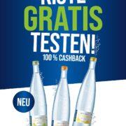 Teinacher Wasser+ Kiste gratis testen und bis zu 10 Euro Cashback sichern