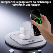Rexsun 4-in-1 Magnetisches Kabelloses Ladegerät