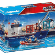 PLAYMOBIL City Action 70769 Containerschiff mit Zollboot für 99,99€