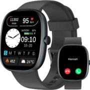 HUAKUA Smartwatch mit 1,85-Zoll-Display und Bluetooth-Anrufen