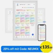 TABWEE 15,6" Digitaler Bilderrahmen und Kalender