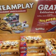 gratis Spiel Nilpferd durch Kauf von Toffifee Aktionspackung