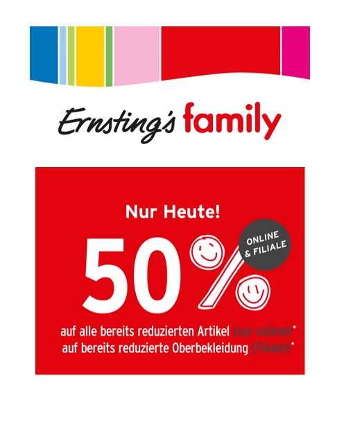 Ernstingfamily sale 50