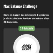 Die Max Ballance Challenge [Edeka] startet... ggf Regional?