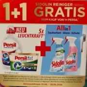 dm-Aktion: Persil kaufen & Sidolin Reiniger GRATIS sichern!