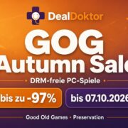 GOG Autumn Sale: Tausende DRM-freie PC-Spiele stark reduziert