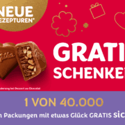 Milka „Gratis schenken“: Sag es mit Milka Pralinen gratis testen