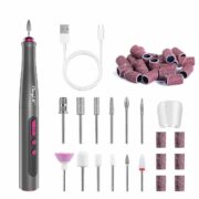 CKEYIN Maniküre-Pediküre-Set 12 In 1 Professionell Elektrische Nagelfräser