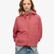 Superdry&Co Übergroße Essential Logo Raglan-Kapuzenjacke