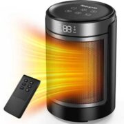 Totopia 1500W Heizlüfter, 4 Modi, PTC Keramik, LED-Display