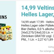 Logo App (lokal): 1 Sixpack Zitrönken gratis beim Kauf von Pülleken Bier
