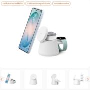 Belkin UltraCharge Modulare Ladestation mit Qi2 (25 W) in Weiß für 47,03€ (mit Wero)