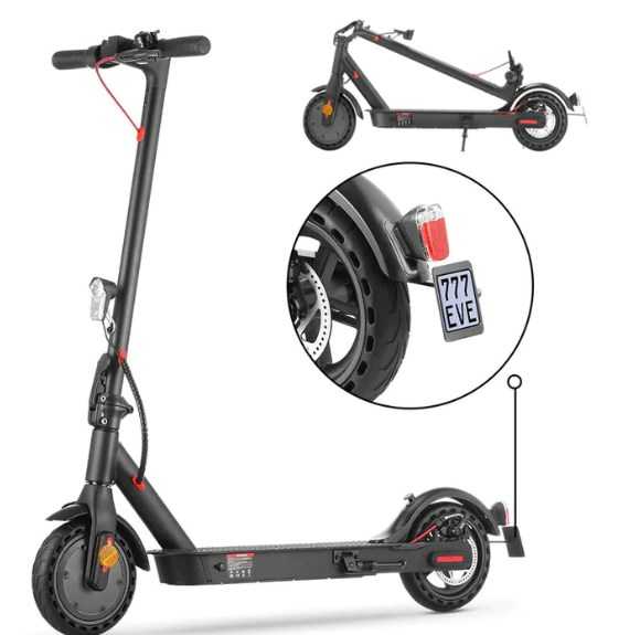 Produktbild von IScooter E-Scooter Mit Straßenzulassung Für Erwachsene – 500W Motor, Reichweite Bis 30 Km, 20 Km/h, Faltbar, Mit App-Steuerung Und ABE-Nummer