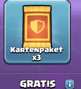 Gratis 3x Kartenpakete in Clash Of Clans